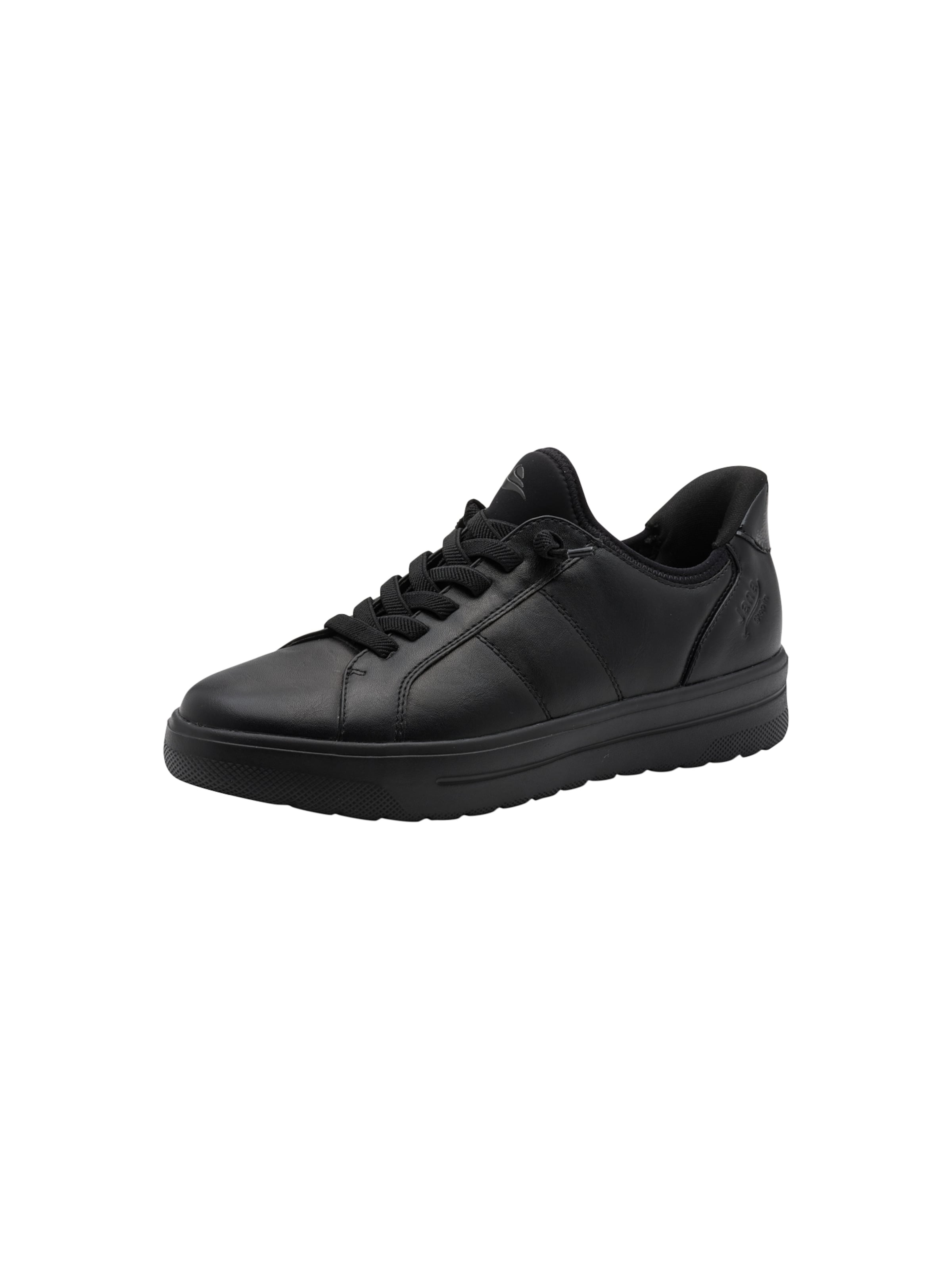 JANA - Calzado deportivo con cordones 'Tamaris Schnür-Sneaker' en negro: frente