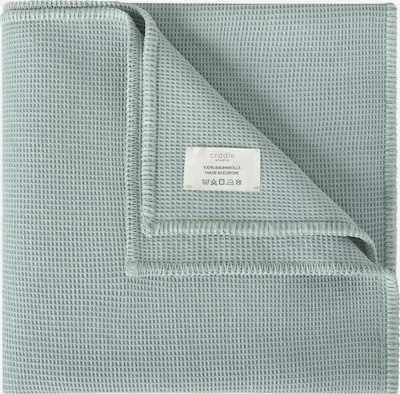 Cradle Studio Wohn- & Kuscheldecke 'Piqué Oversize' in mint, Produktansicht