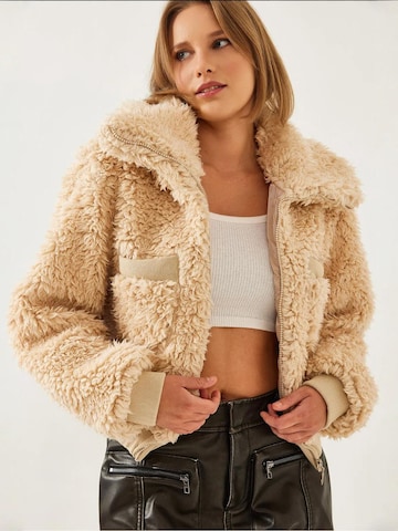 Bianco Lucci Tussenjas in Beige