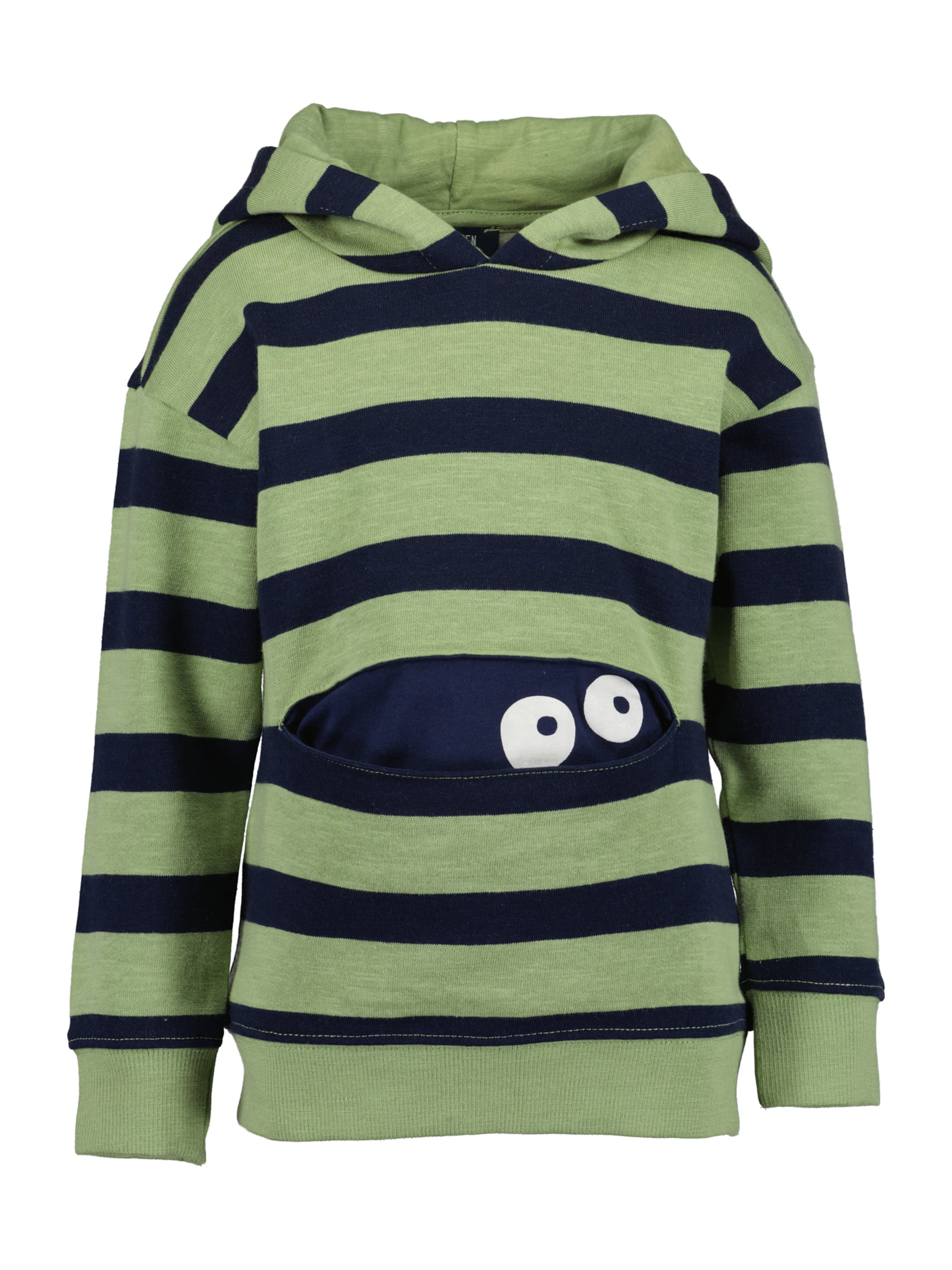 BLUE SEVEN Bluza w kolorze zielony: przód