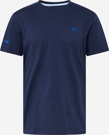 La Martina Tričko - Modrá: predná strana