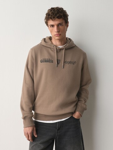 Sweat-shirt Next en beige : devant