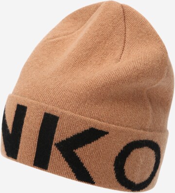 PINKO Beanie in Brown: front