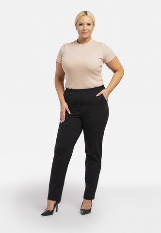 Coupe slim Pantalon ' ROBERTO ' Karko en noir