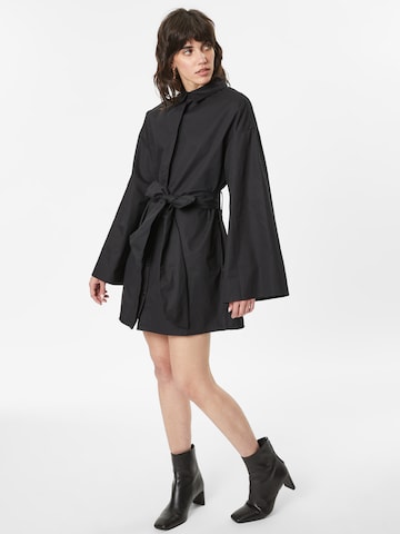 Misspap Shirt Dress in Black