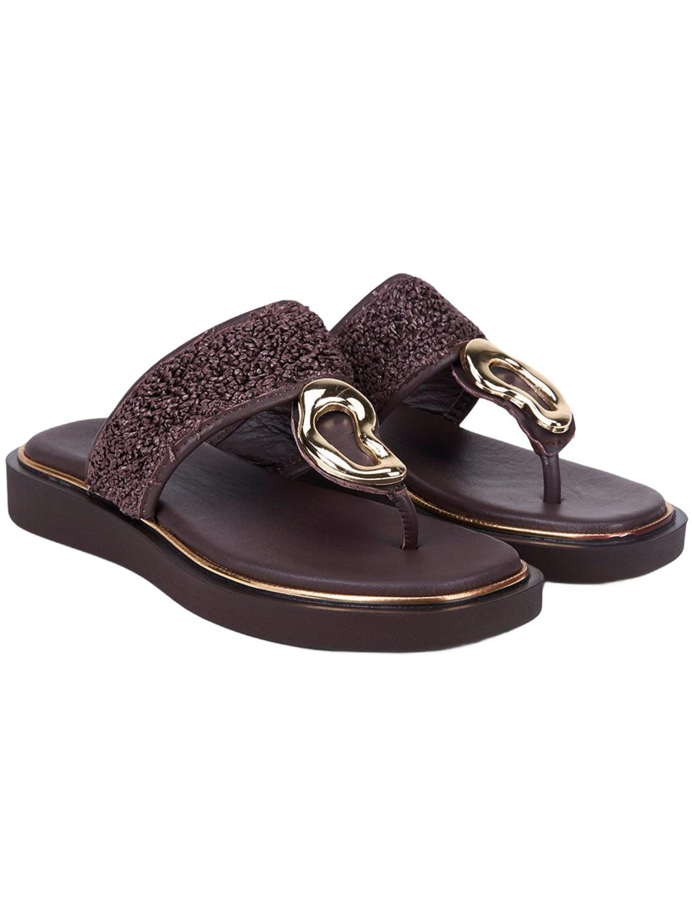 Desa Teenslipper in Bruin