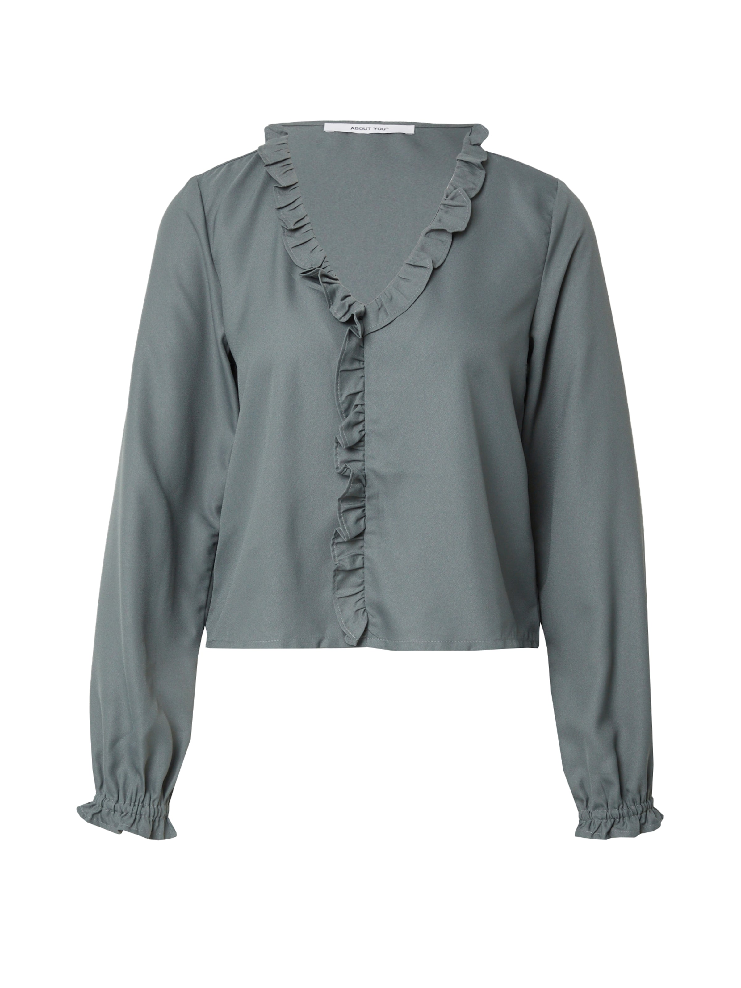ABOUT YOU Blouse 'Dahlia' in Green: front