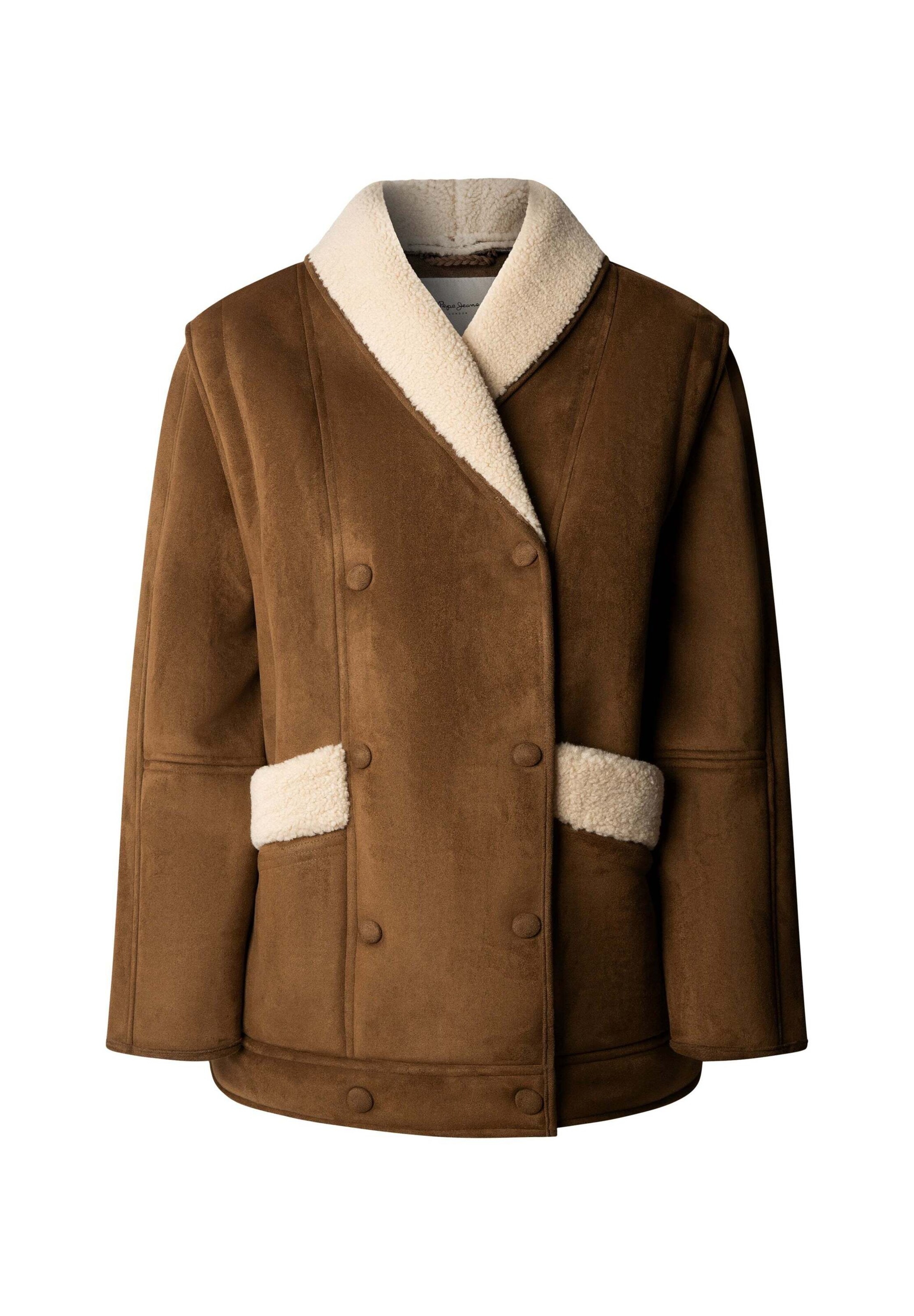 Cappotto invernale di Pepe Jeans in marrone: frontale