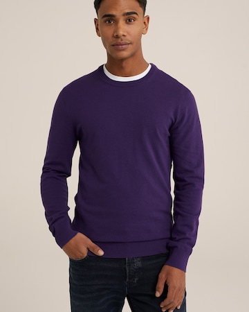 WE Fashion Sweater in Purple: front