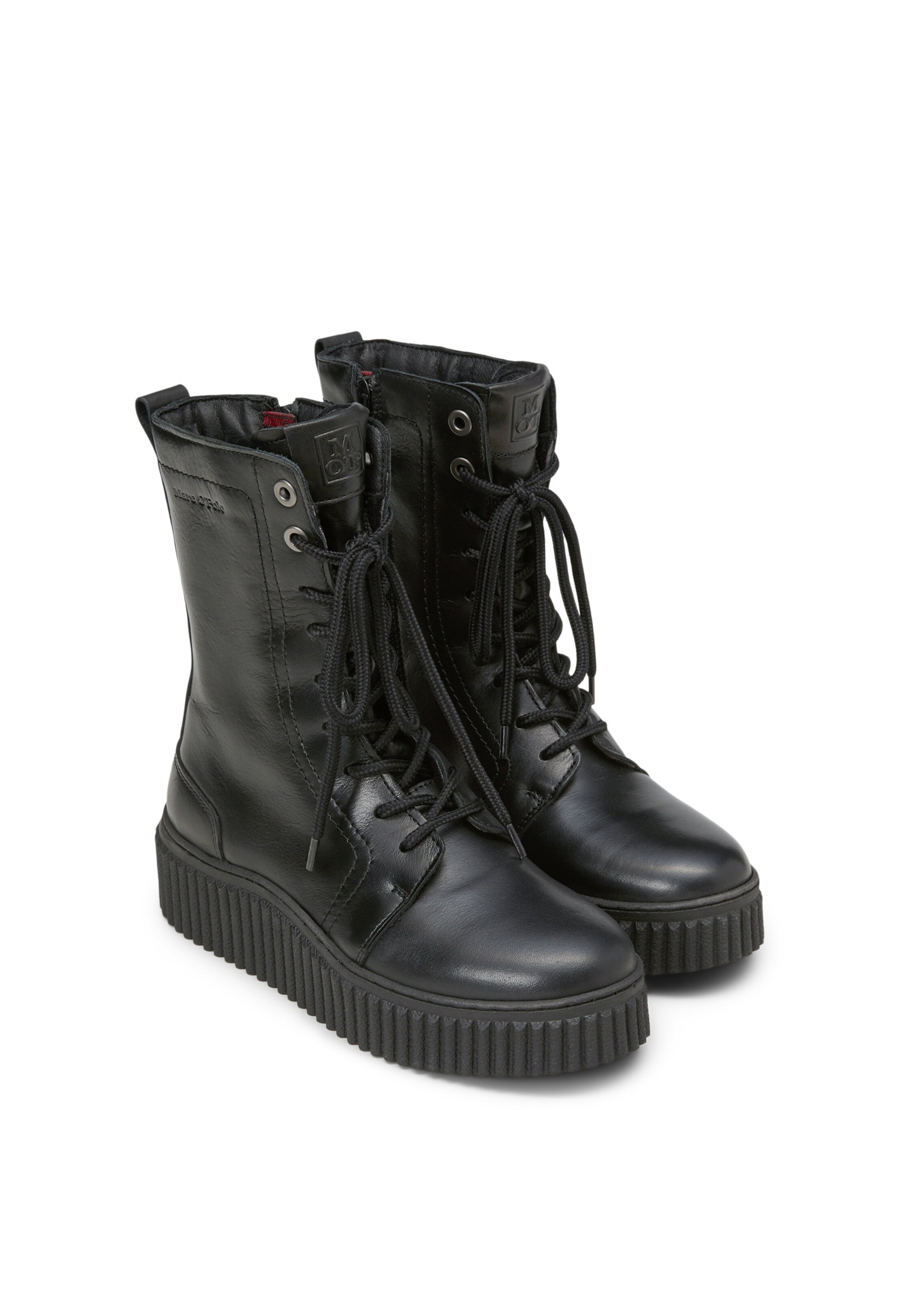 Bottes à lacets Marc O'Polo en noir