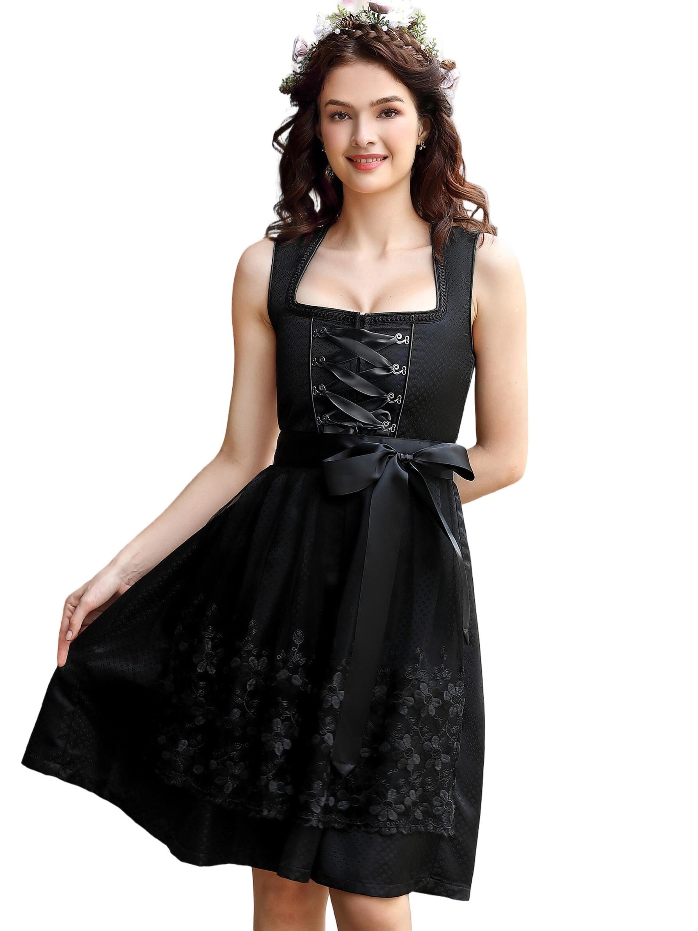 Yesfashion Dirndl‌‌‌‌‌‌‌‌‌ in Schwarz