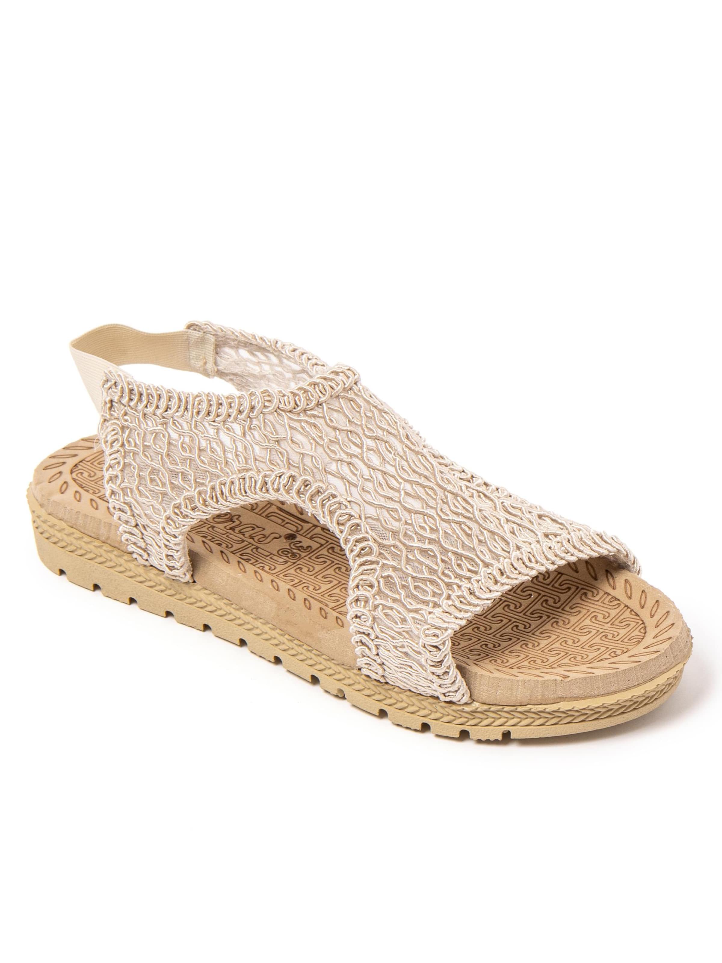 Brasileras Sandaal 'Lua' in Beige