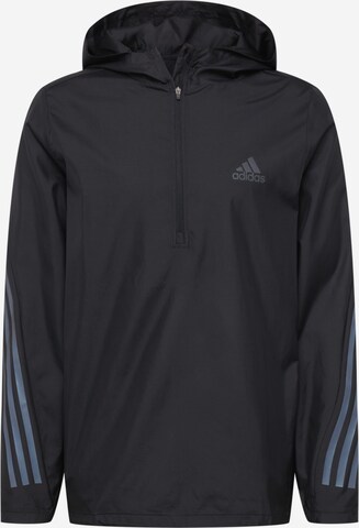 ADIDAS SPORTSWEAR Sportjacke 'Run Icons 3-Stripes' in Blau: predná strana