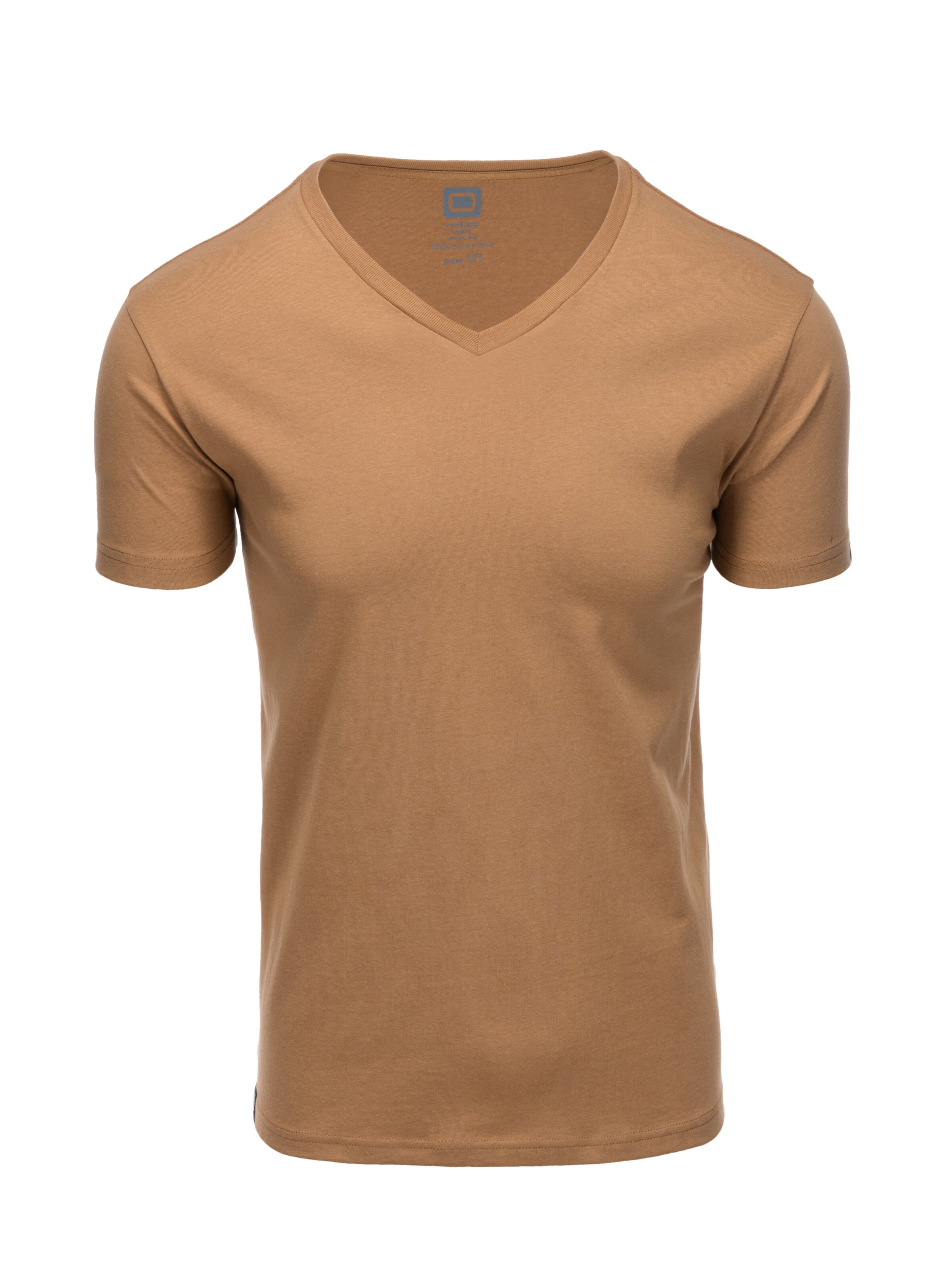 Ombre Shirt 'S1369' in Bruin: voorkant