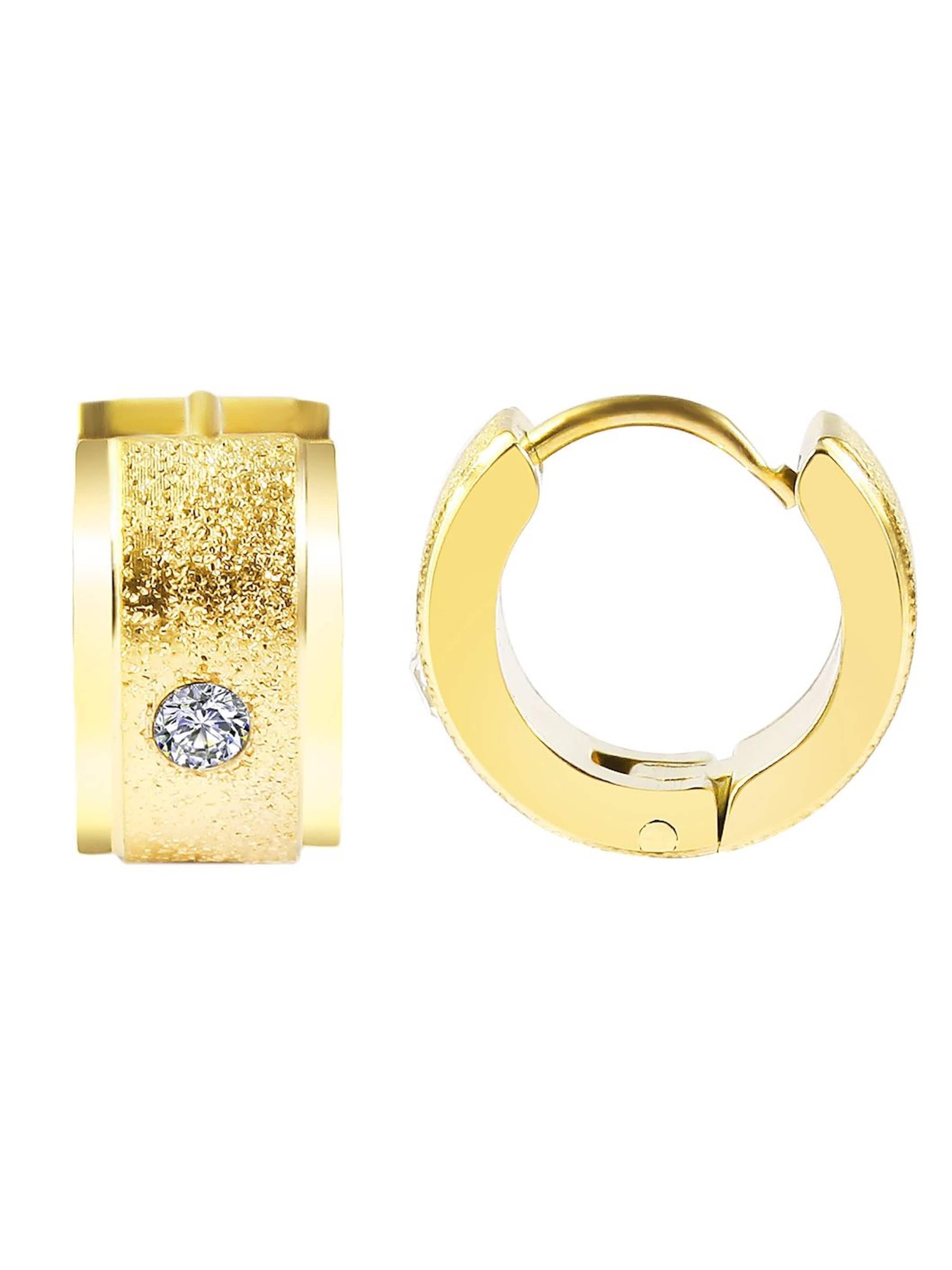 Akzent Earrings 'Maja, langlebig' in Gold
