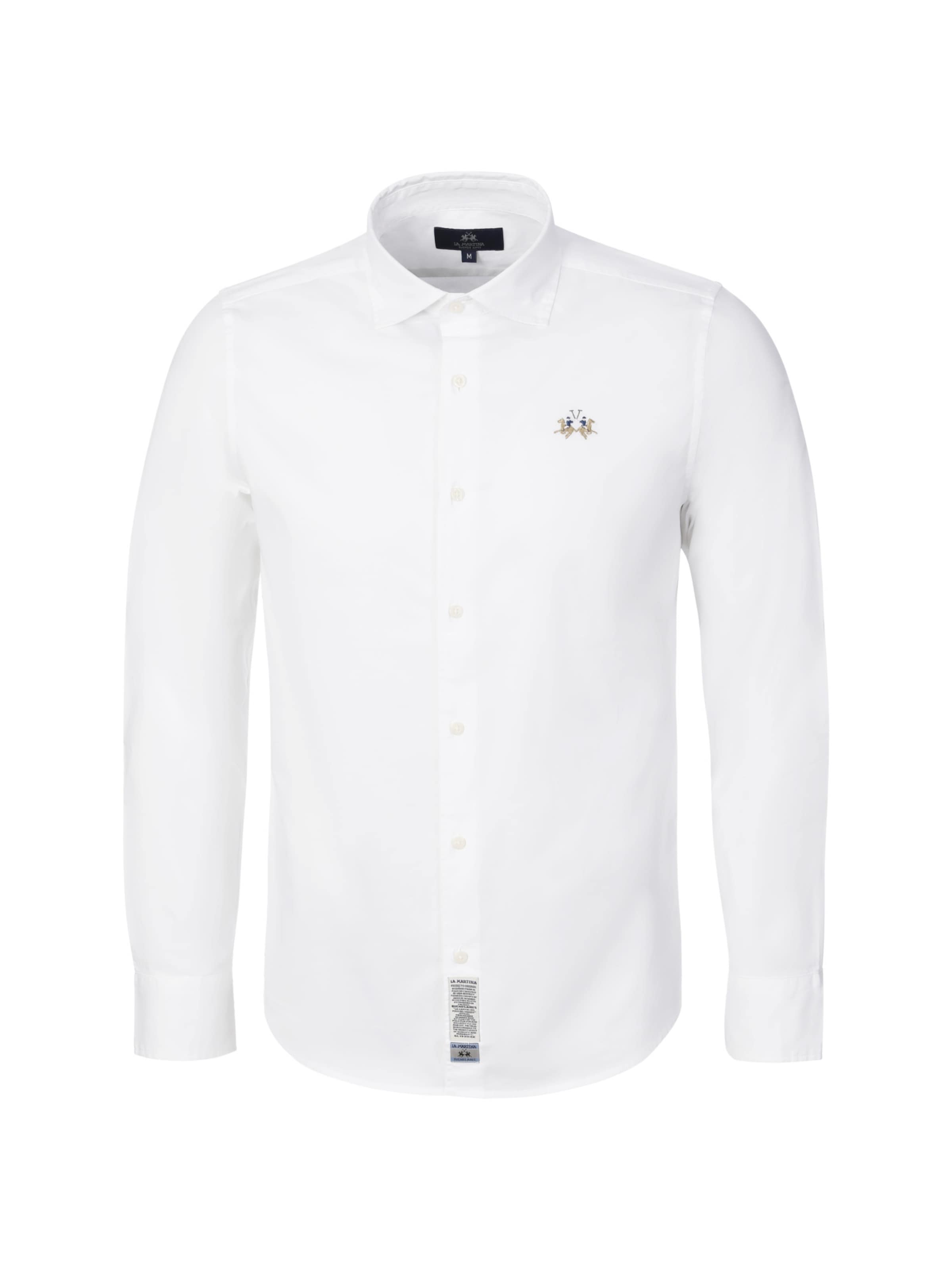 Camicia di La Martina in bianco: frontale