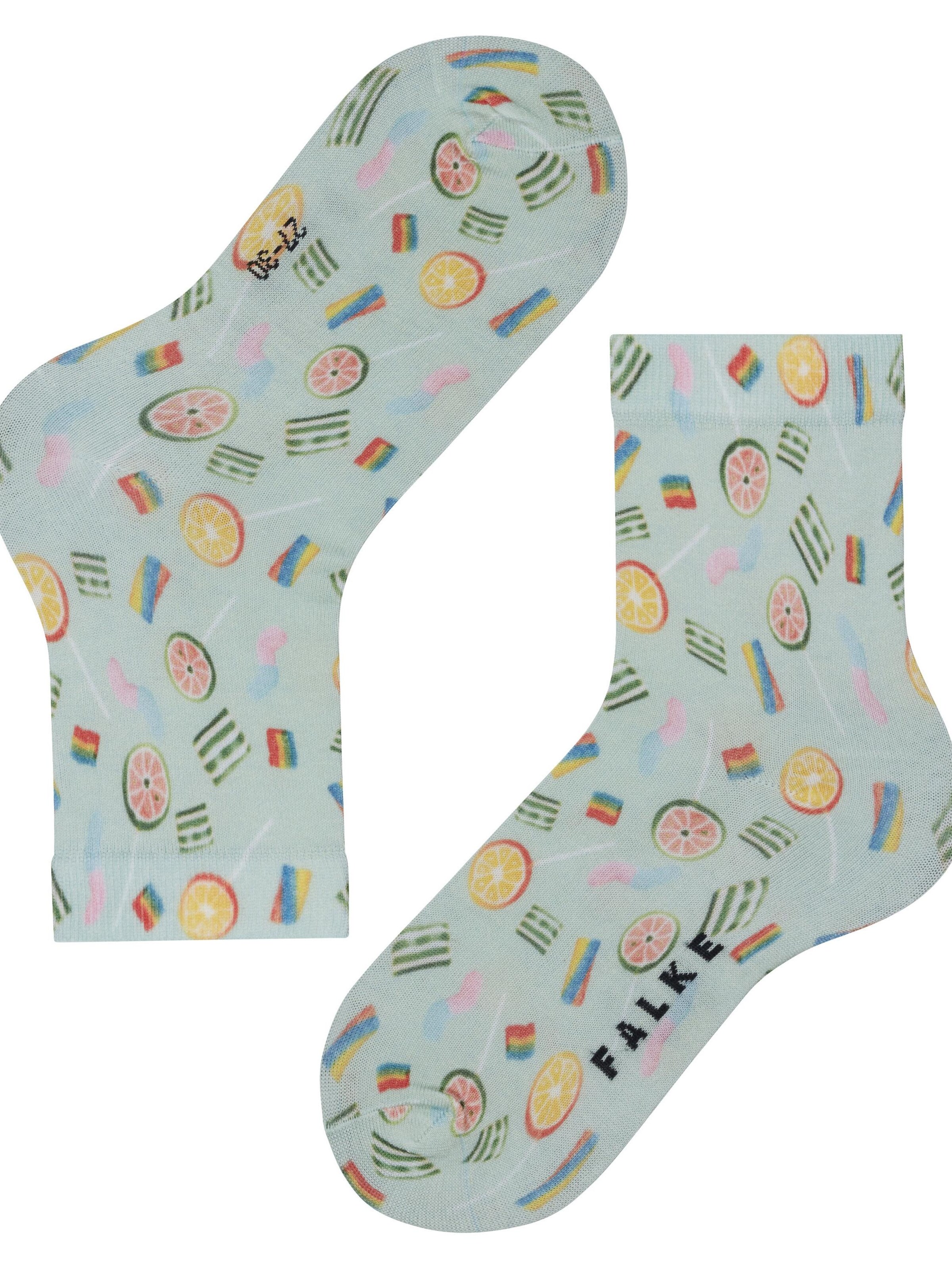 FALKE Socken 'Colouful Sweets Print' in Grün