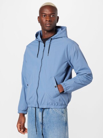 BURTON MENSWEAR LONDON Prehodna jakna 'Harrington' | modra barva: sprednja stran