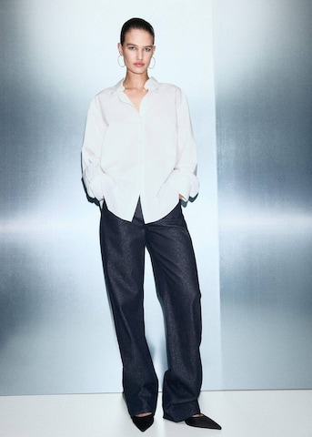 MANGO Regular Jeans 'Carrie' in Blau