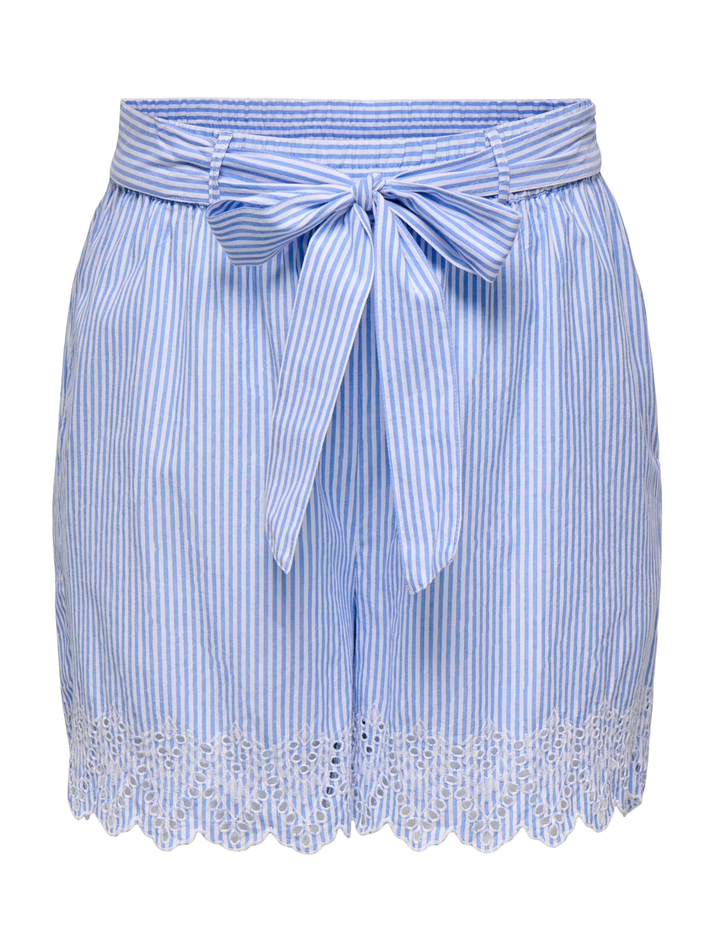 ONLY Carmakoma Trousers 'CARTULUM' in Light blue / White, Item view