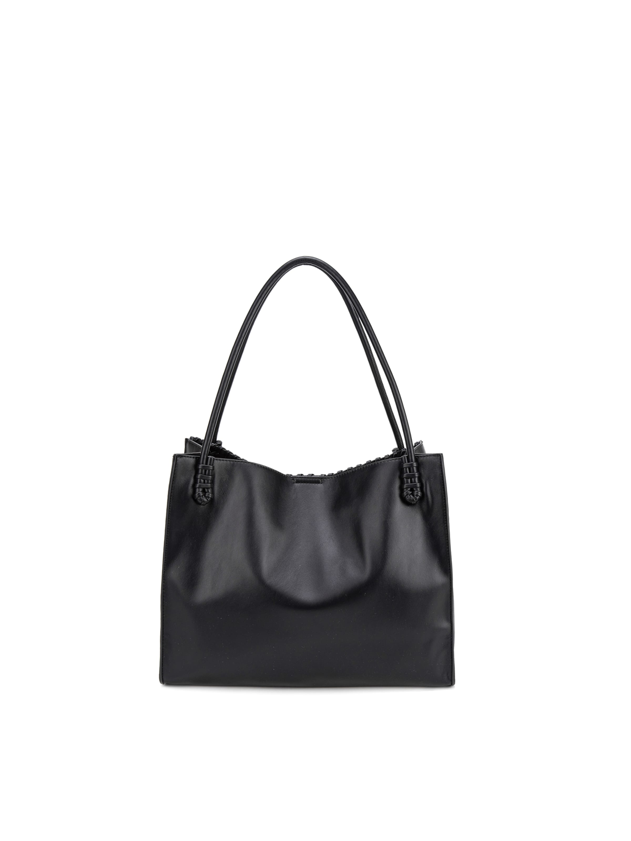Shopper 'Borsa Shopper Silvana Elite - Pelle Vegana Intrecciata' di Diana&Co. in nero