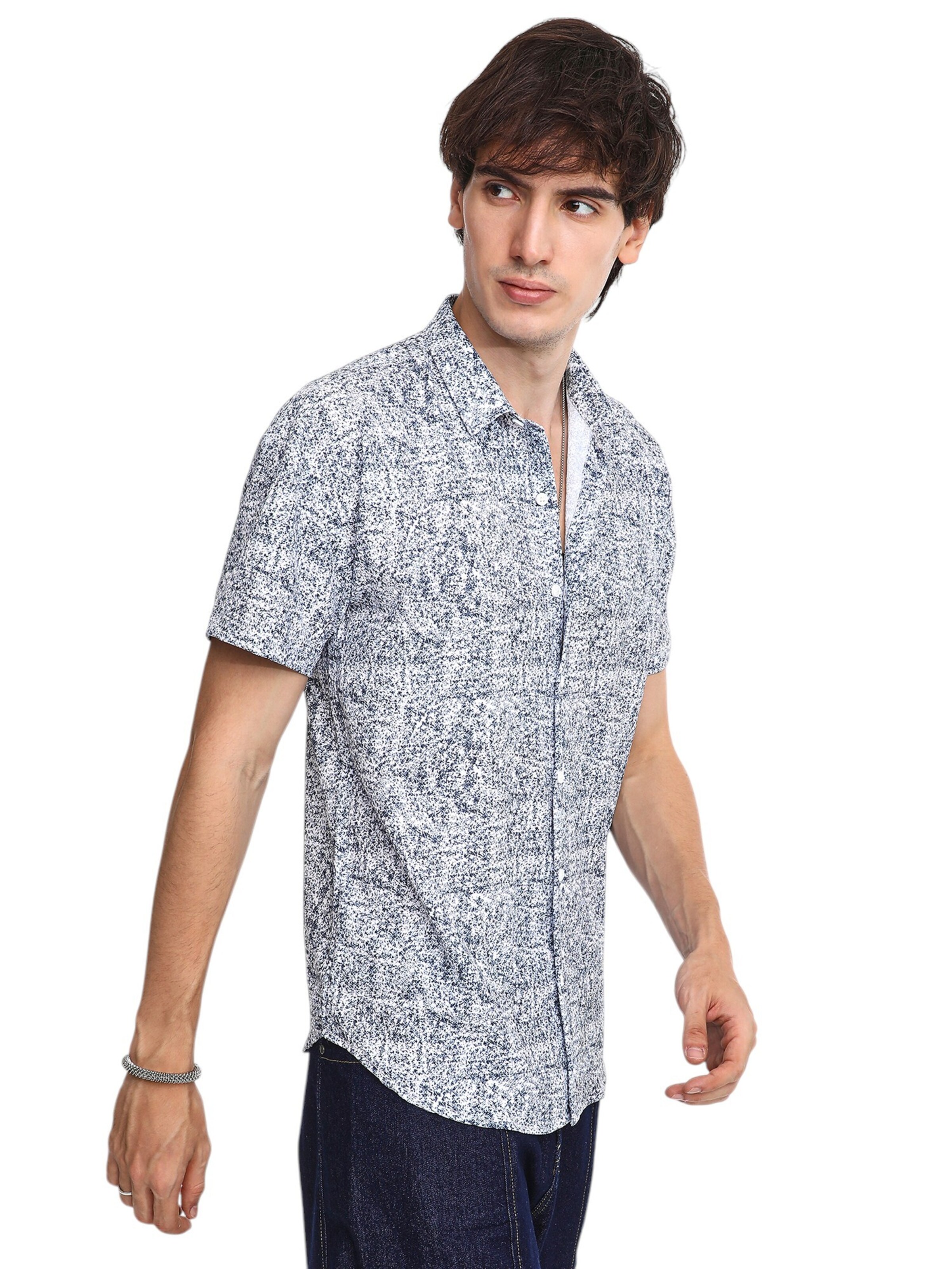 Regular fit Camicia 'Zoie' di Campus Sutra in blu