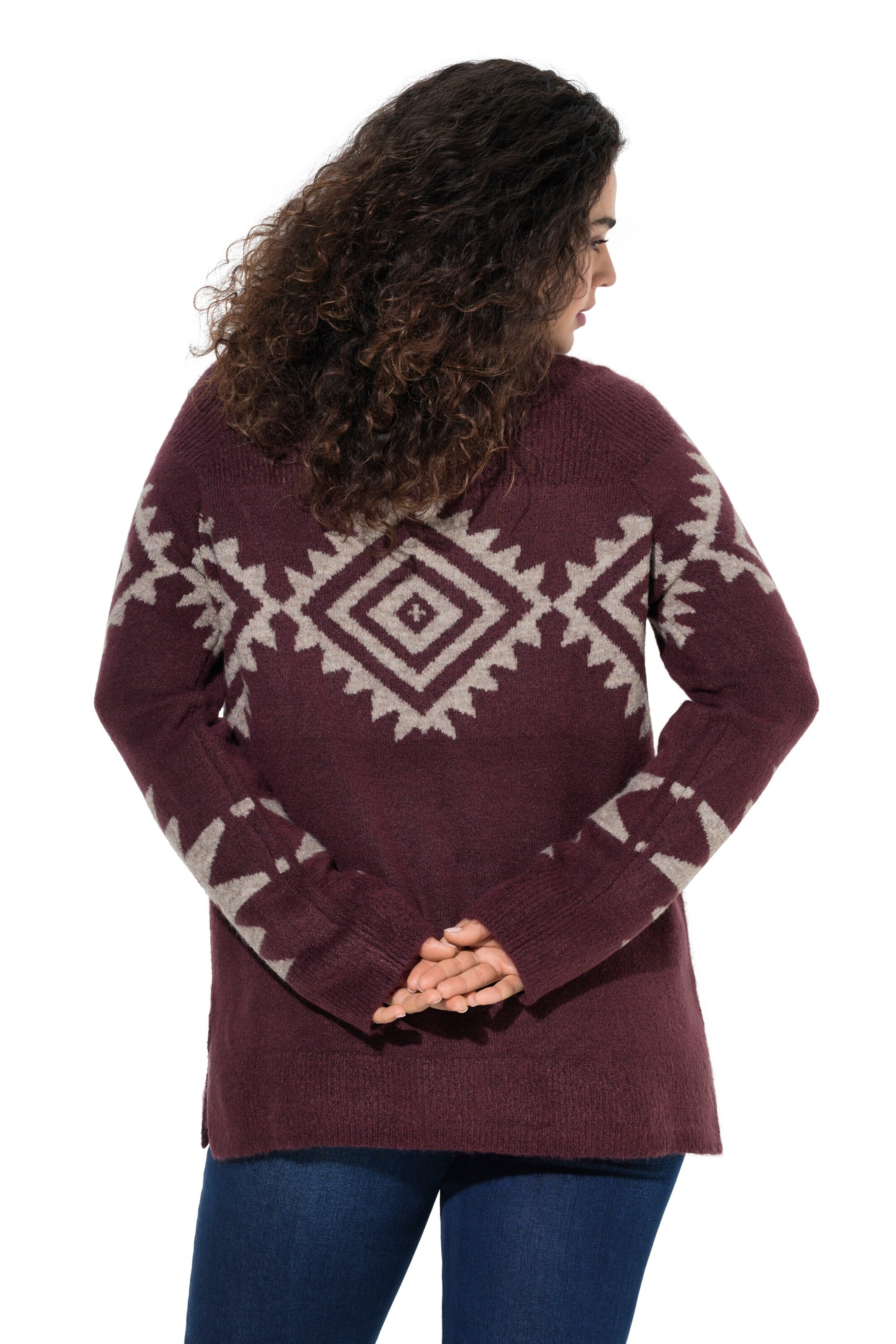 Ulla Popken Pullover in Lila