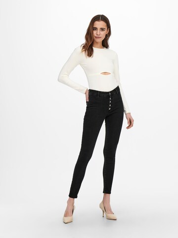 ONLY Skinny Jeans 'BLUSH' in Black