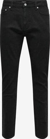 Only & Sons Slimfit Jeans 'ROPE' in Schwarz: predná strana