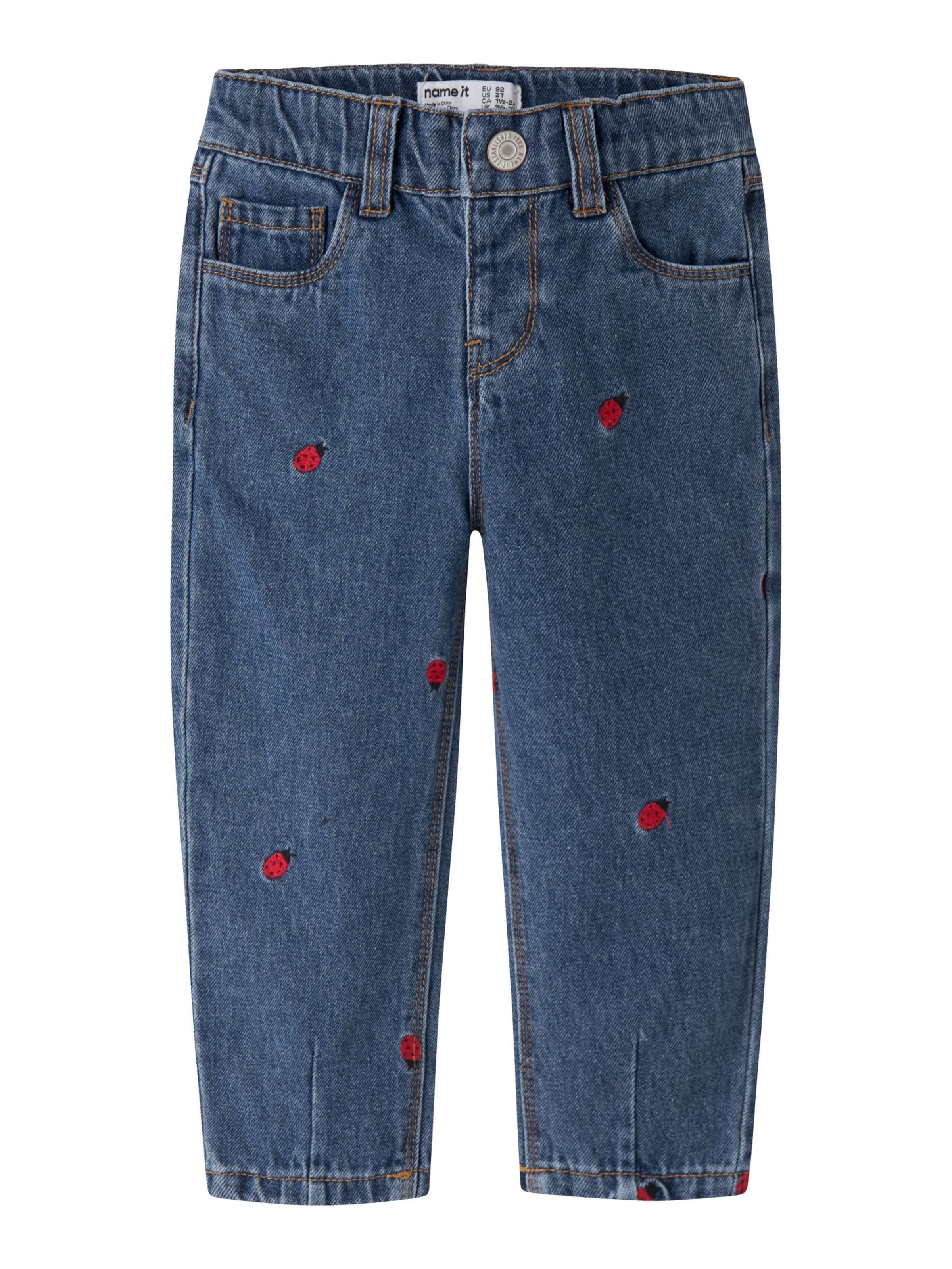NAME IT - regular Vaquero en azul: frente