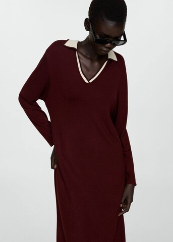 MANGO Strickkleid 'Bianca-a' in Rot
