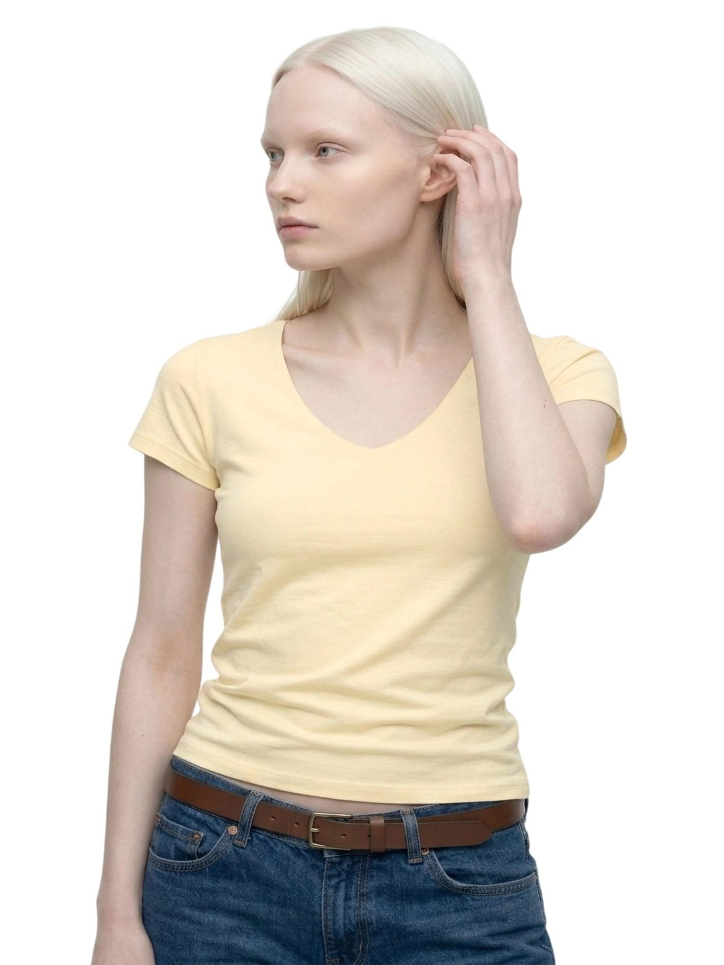 Alexa Dash Shirt in Yellow: front