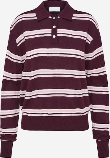 Megztinis 'Lilith' iš LeGer by Lena Gercke, spalva – baklažano spalva / rožių spalva / balta, Prekių apžvalga