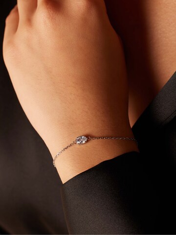 Lucardi Bracelet in Silver: front