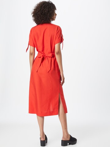 ESPRIT Košilové šaty – červená