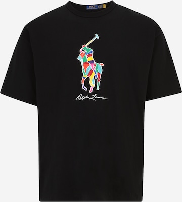 T-Shirt Polo Ralph Lauren Big & Tall en noir : devant