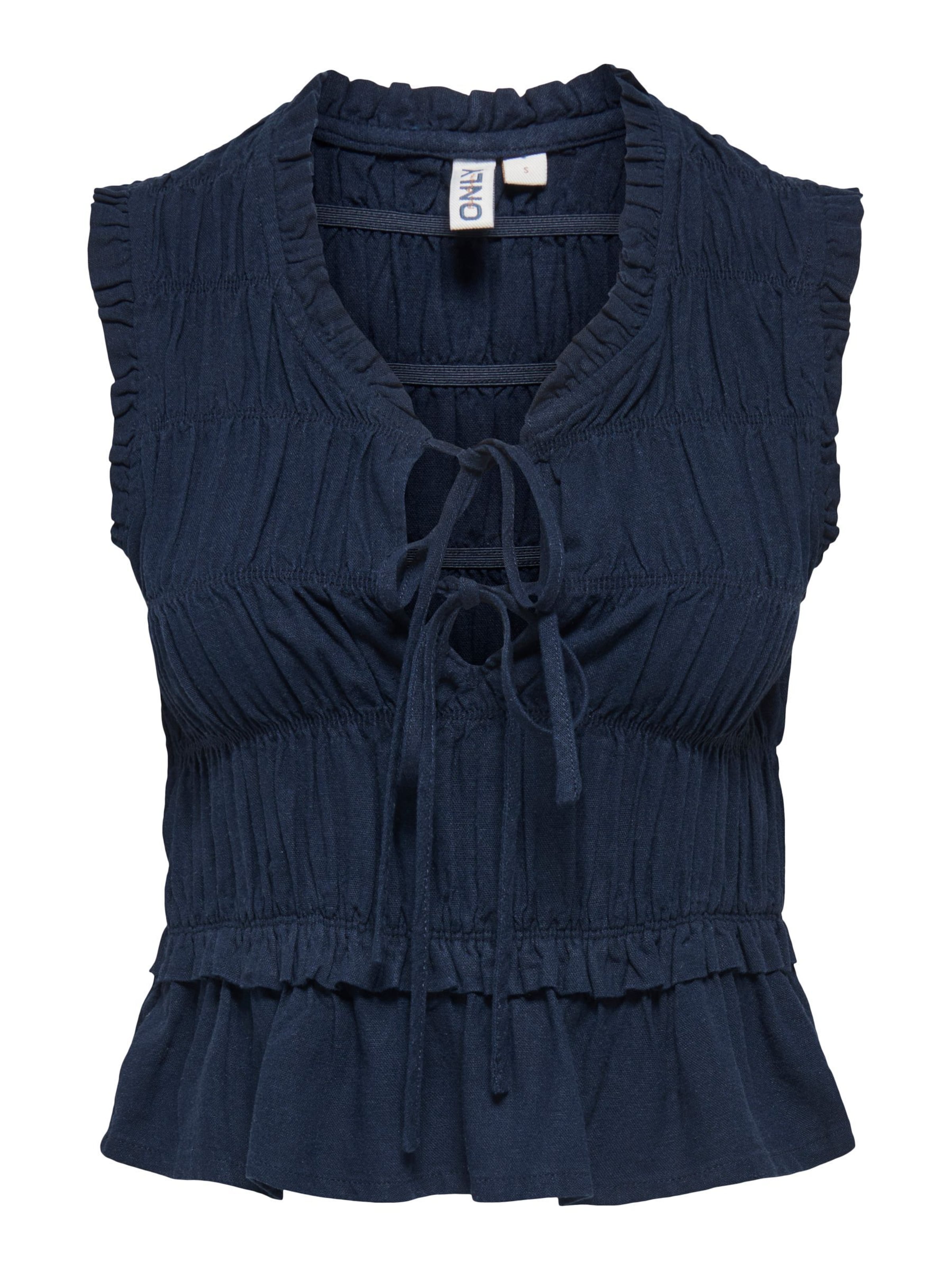 ONLY Blouse 'ONLGOA' in de kleur Navy, Productweergave