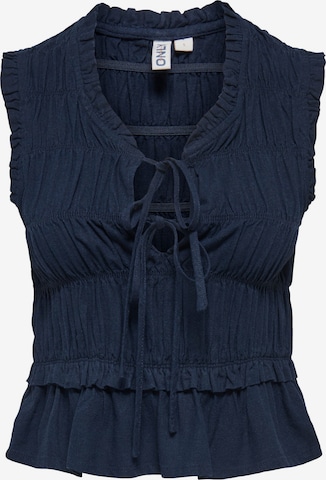 ONLY Blouse 'ONLGOA' in Blauw: voorkant