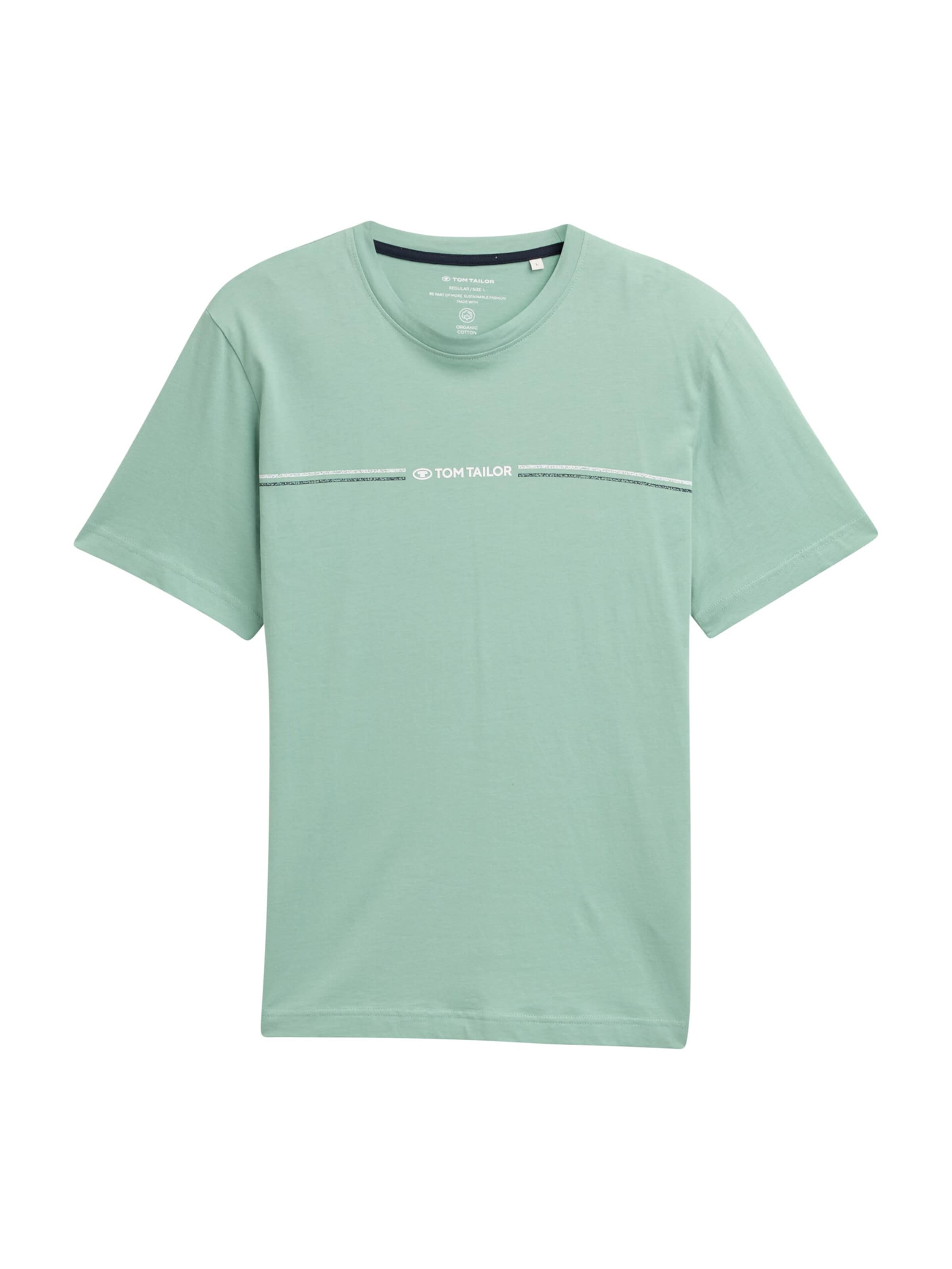 TOM TAILOR - Camisa em verde: frente