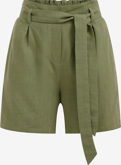 WE Fashion Pantalon à pince en olive, Vue avec produit