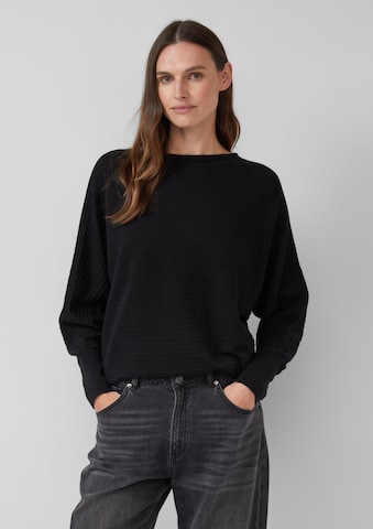 s.Oliver Pullover in Schwarz: Vorderseite