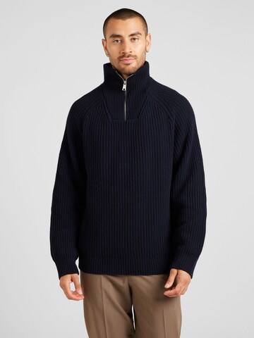 Carhartt WIP Sweater 'Marlon' in Blue: front