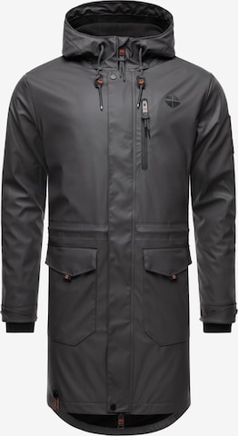 STONE HARBOUR Демисезонное пальто 'Verdaan' в Серый: спереди