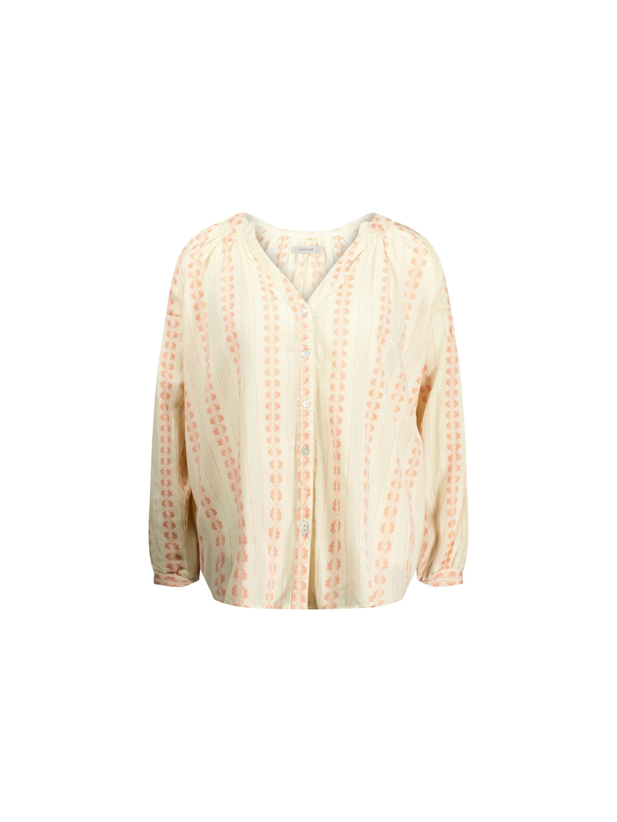 Deeluxe Bluse 'LUCINA' in Beige: Vorderseite