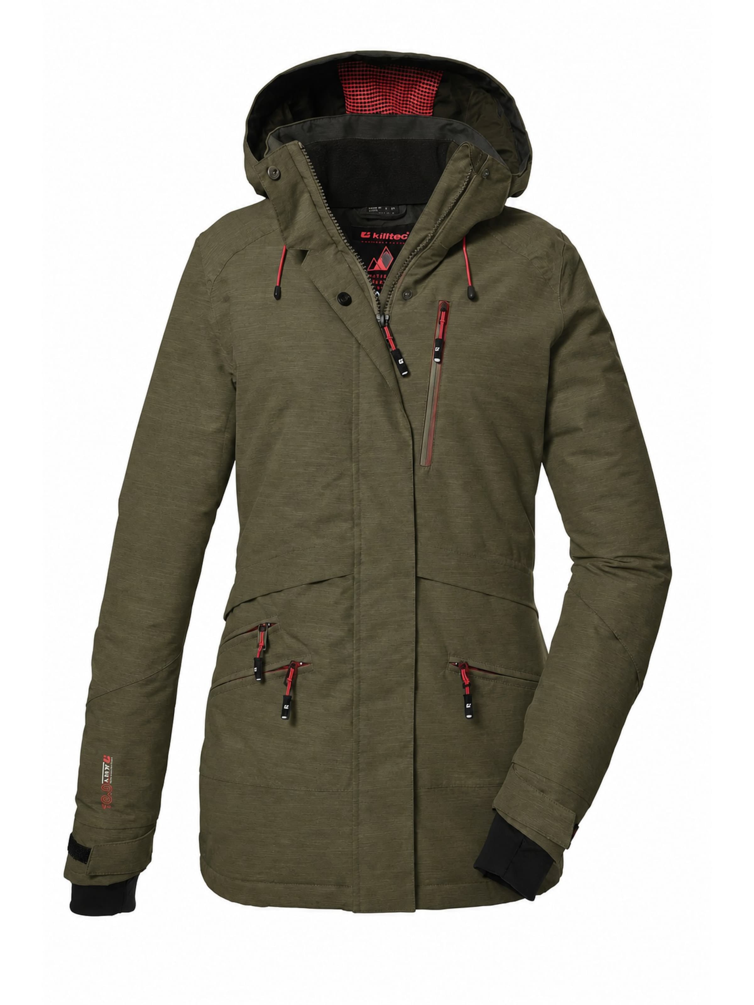 Giacca invernale 'Skijacke KSW 110 WMN SKI JCKT Damen Winterjacke, Funktionsjacke' di KILLTEC in verde: frontale