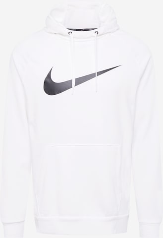NIKE Sport sweatshirt i vit: framsida