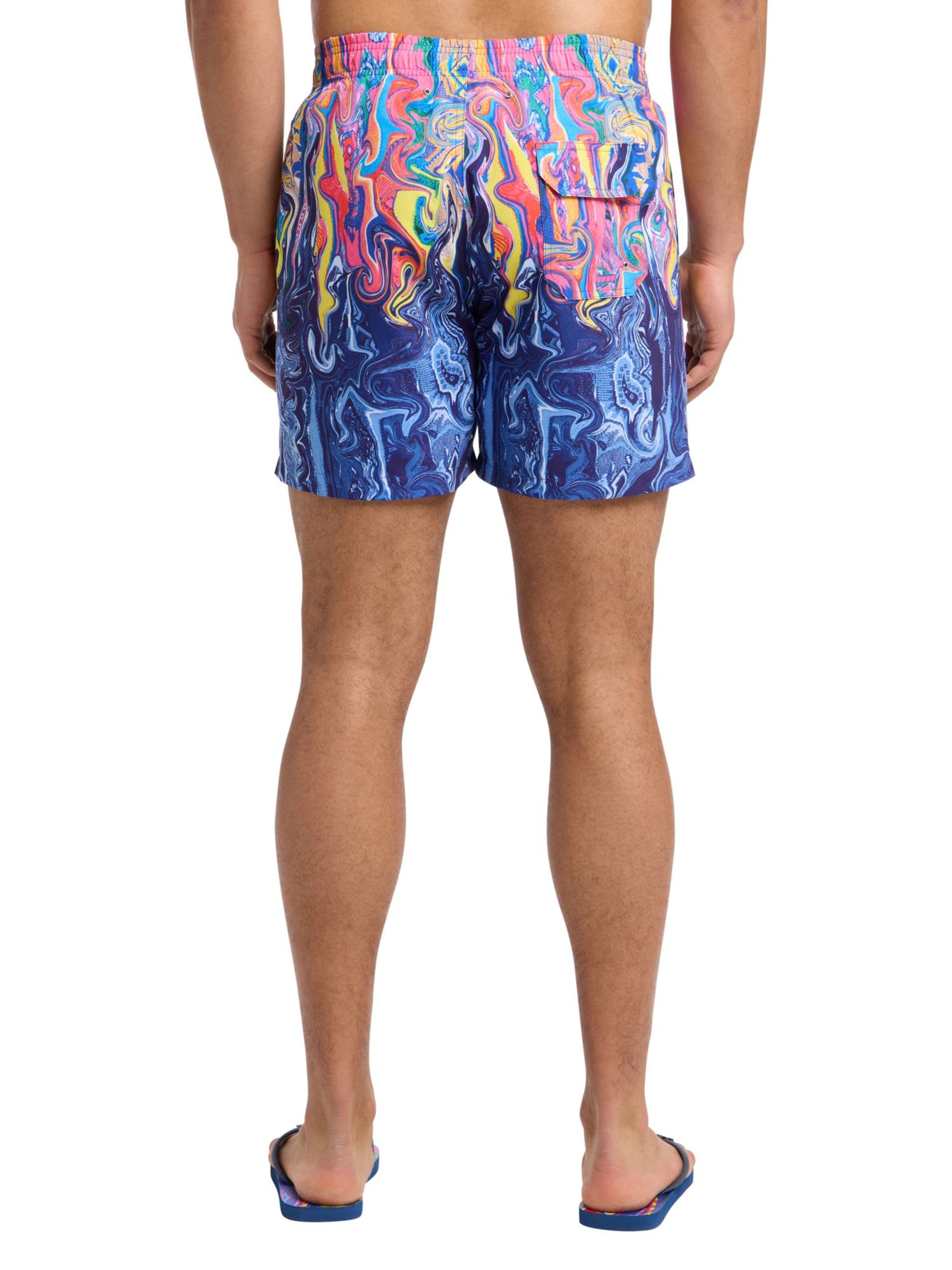 Carlo Colucci Regular Badehose 'Eiberger' in Blau