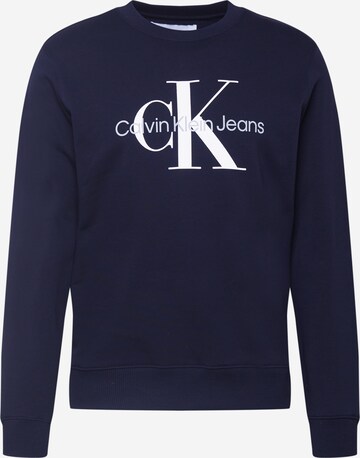 Calvin Klein Jeans - Sudadera en azul: frente