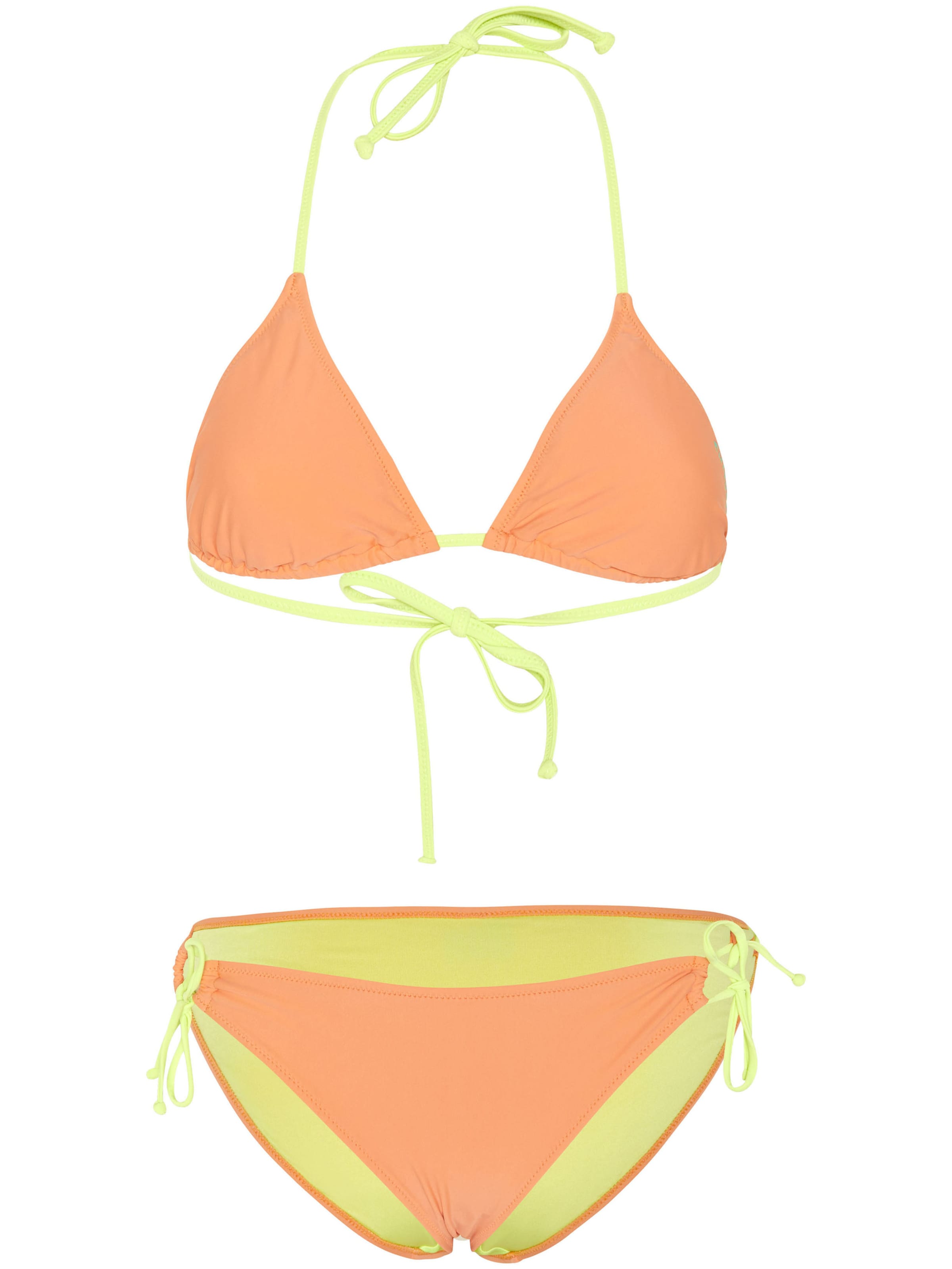 CHIEMSEE Triangle Bikini ' mit Kontraststoff ' in Orange: front