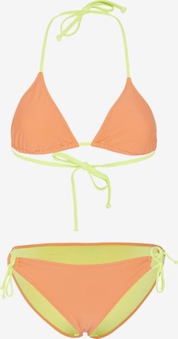 CHIEMSEE Bikini-Set ' mit Kontraststoff ' in Orange: Vorderseite